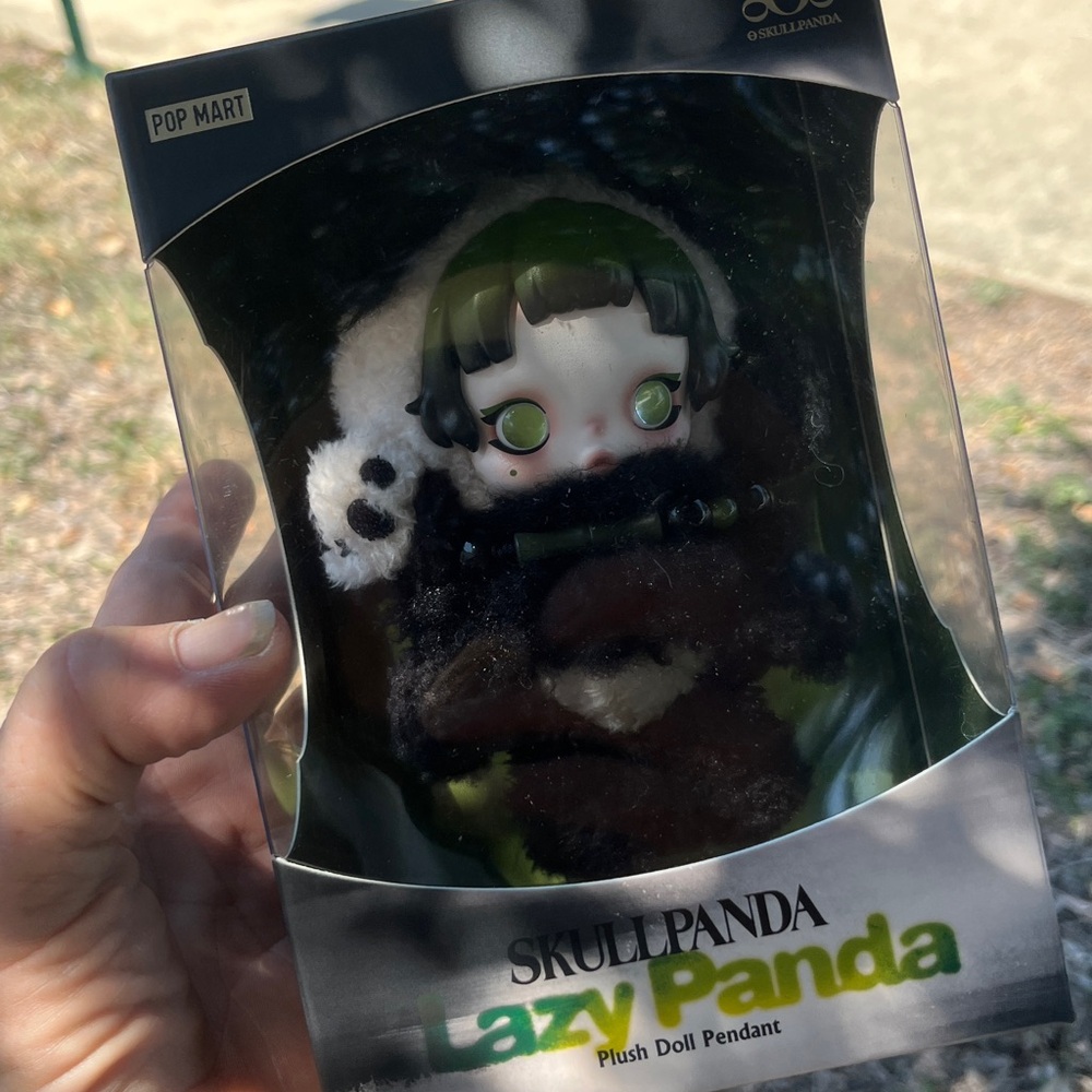 skull Panda Exclusive Popmart - Black and White I love her!!! - Picture 7 of 9